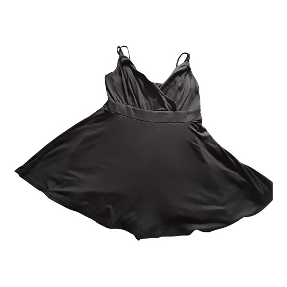 Rue21 Black Mini Skirt‎ Romper Dress Sleeveless V Neck Party - Picture 1 of 4